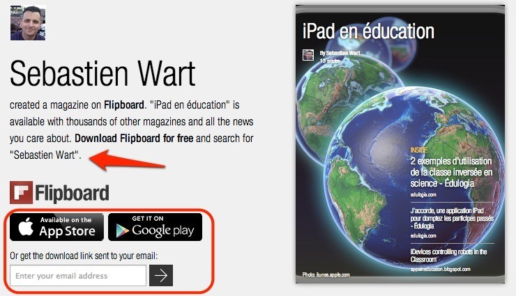 Magazine Flipboard Le iPad en Éducation