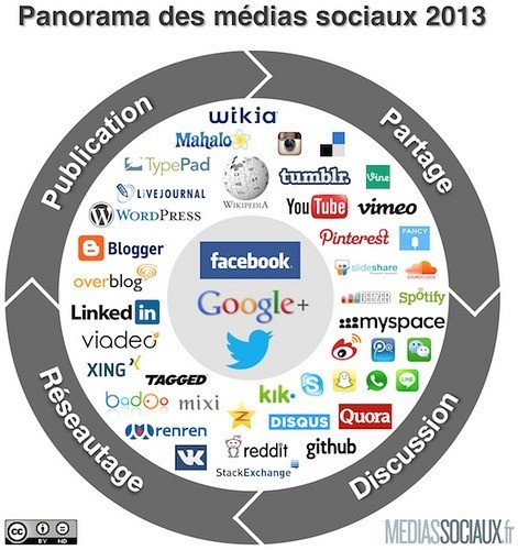 Panorama médias sociaux 2013